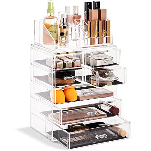 Clear Cosmetic Makeup Organizer 